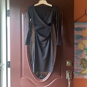 Black cocktail dress